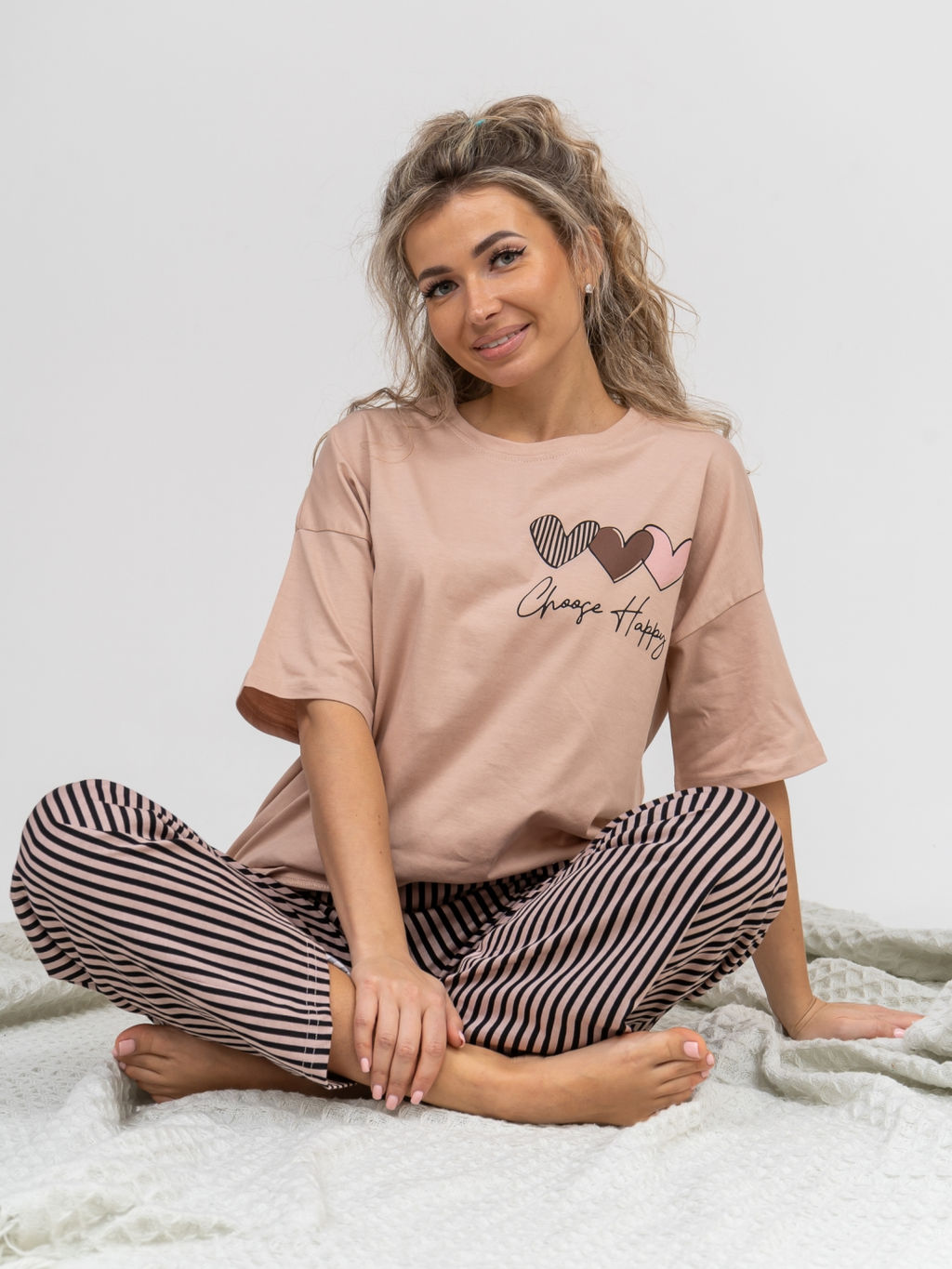 961 Пижама "Бежевый"