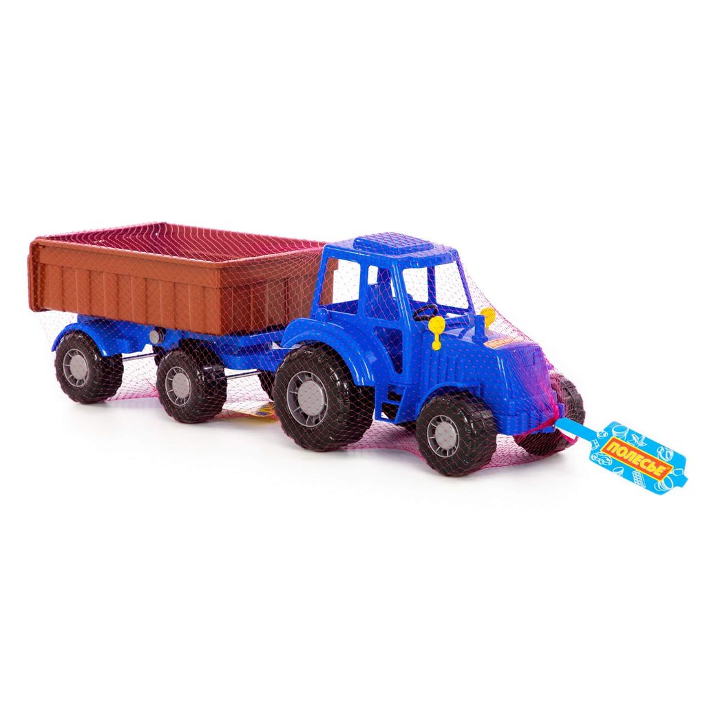 Трактор Алтай (синий) с прицепом №1 (в сеточке) - Полесье фото 6