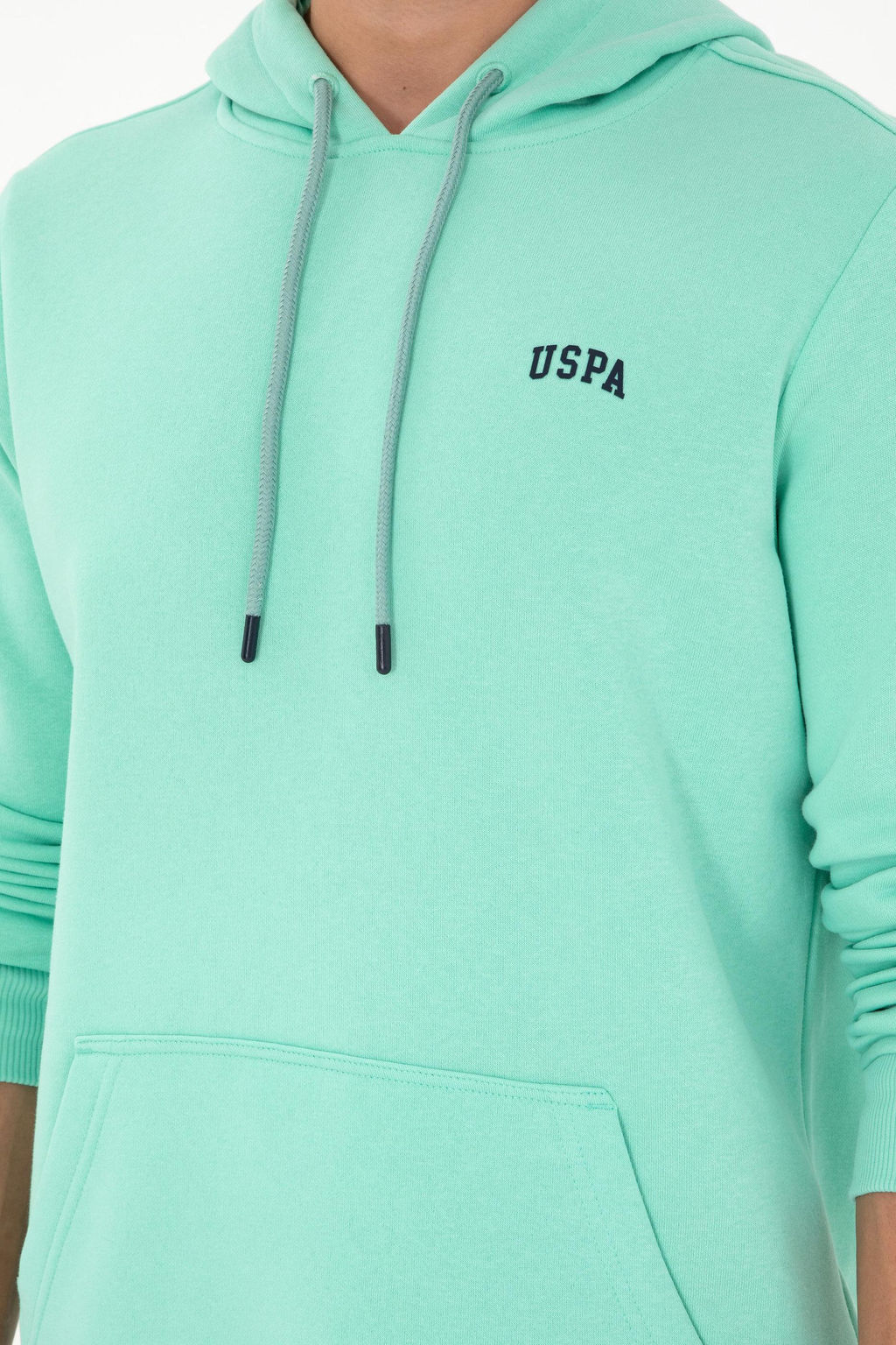 Мужской мятный базовый свитшот - U.s. polo assn фото 7
