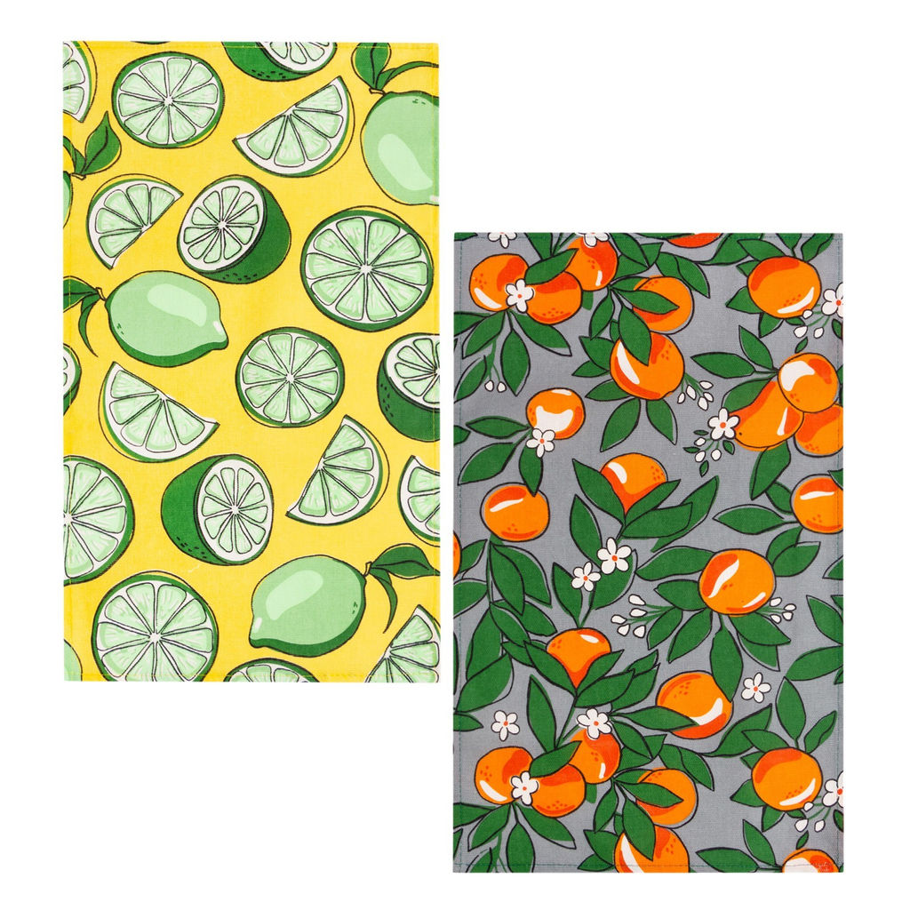 Набор полотенец кух."Доляна" Citrus, 35*60см-2шт хлопок , арт.7516056/////////////////////