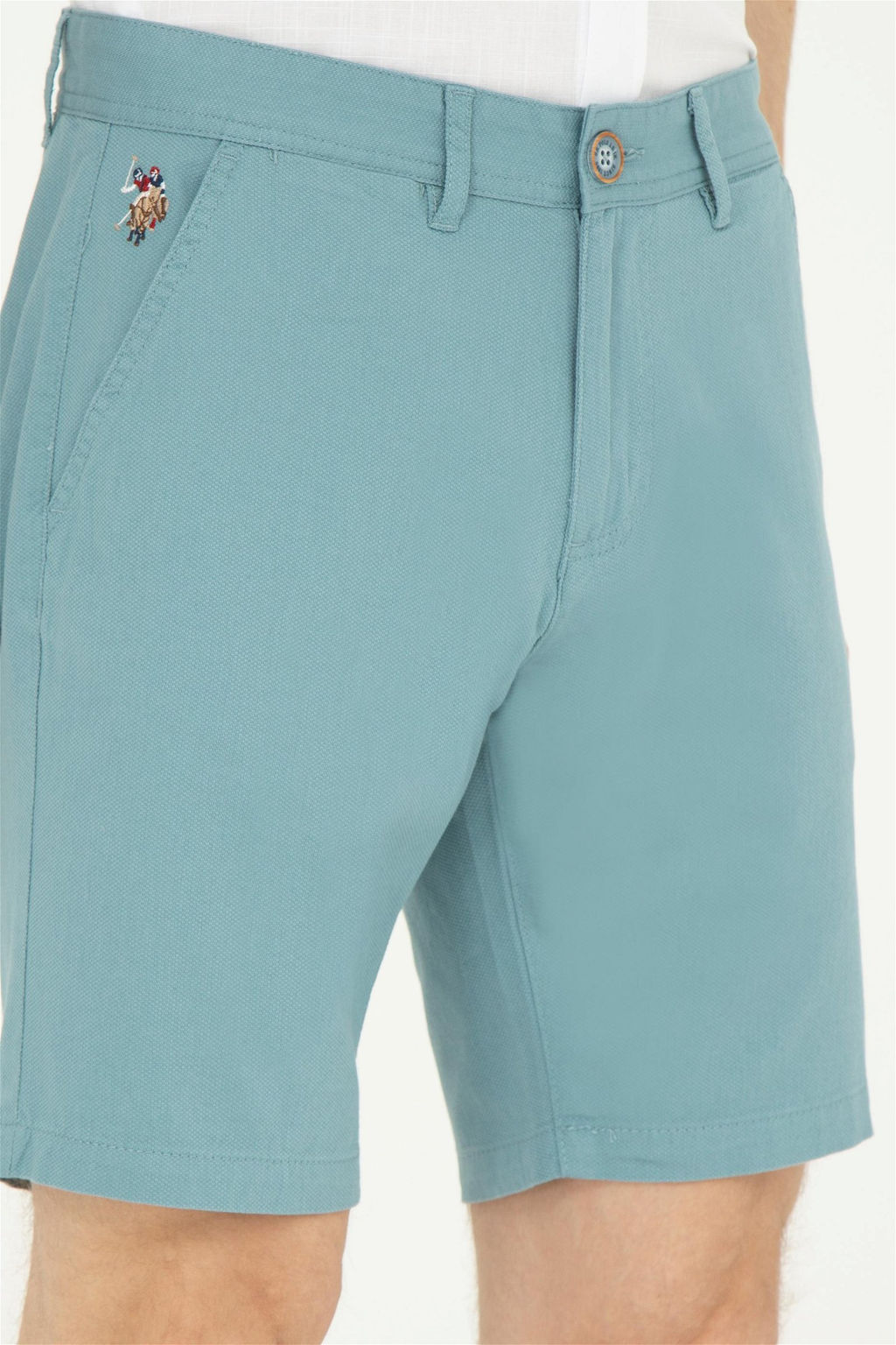 Мужские мятные тканые шорты Неожиданная скидка в корзине - U.s. polo assn фото 5