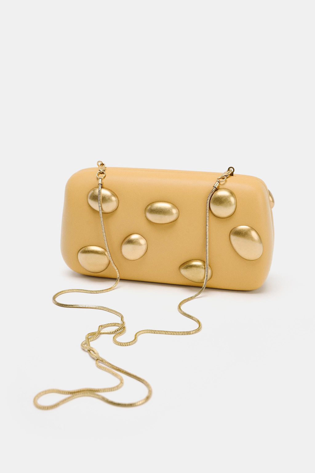 CLUTCH WITH METAL APPLIQU_S - Zara фото 8