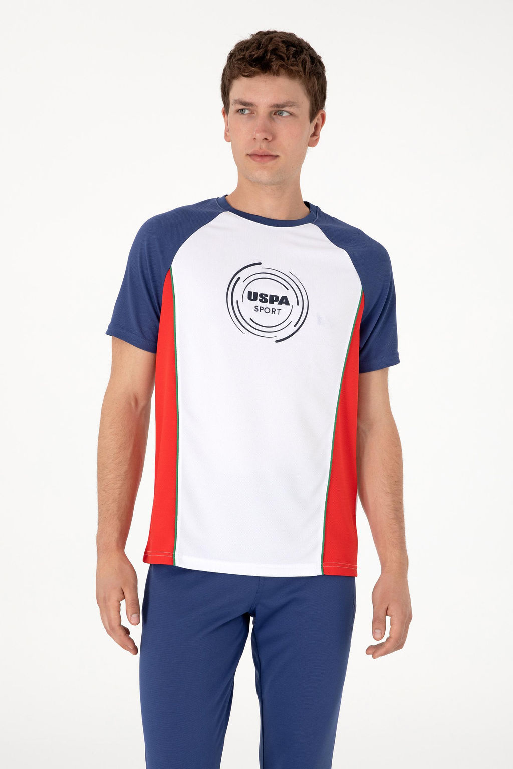 Erkek Regular Fit Bisiklet Yaka K_rm_z_ Ti__rt Sepette S_rpriz _ndirim - U.s. polo assn фото 3