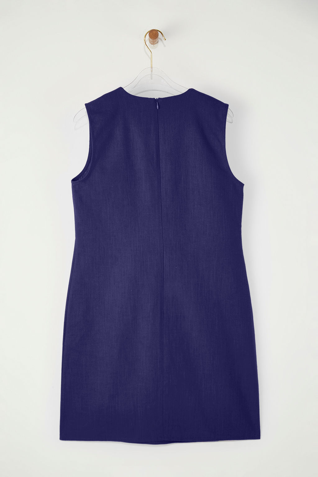 Trendyolmilla K?rm?z? Keten Kar?s?ml? A Kesim Mini Dokuma Elbise TWOSS25EL00645  фото 14