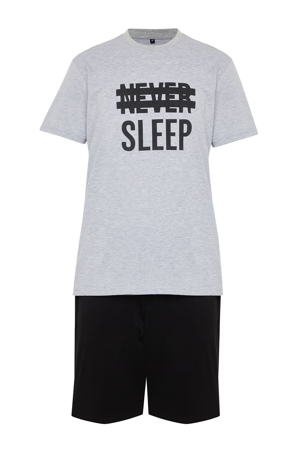 TRENDYOL MAN Mavi %100 Pamuk Regular Fit Orme Yazl?k Sortlu Pijama Tak?m? THMSS21PT0216 - Trendyolmilla фото 36