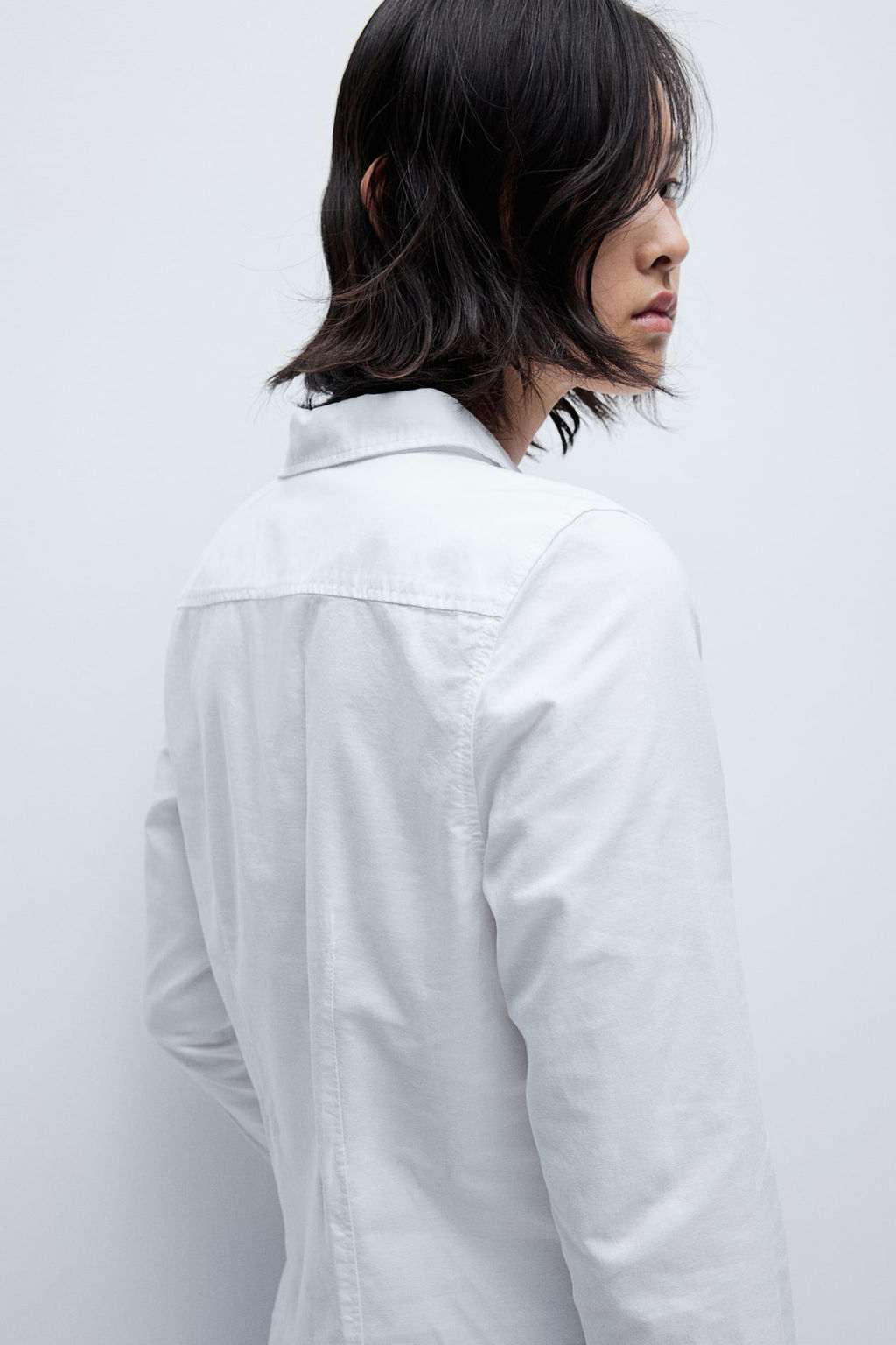 Camisa Oxford entallada - H&m фото 5