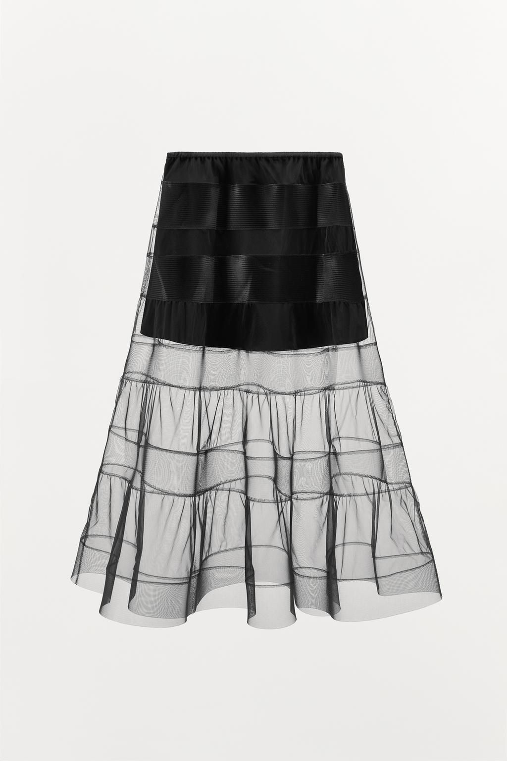 VOLUMINOUS TULLE SKIRT - Zara фото 5