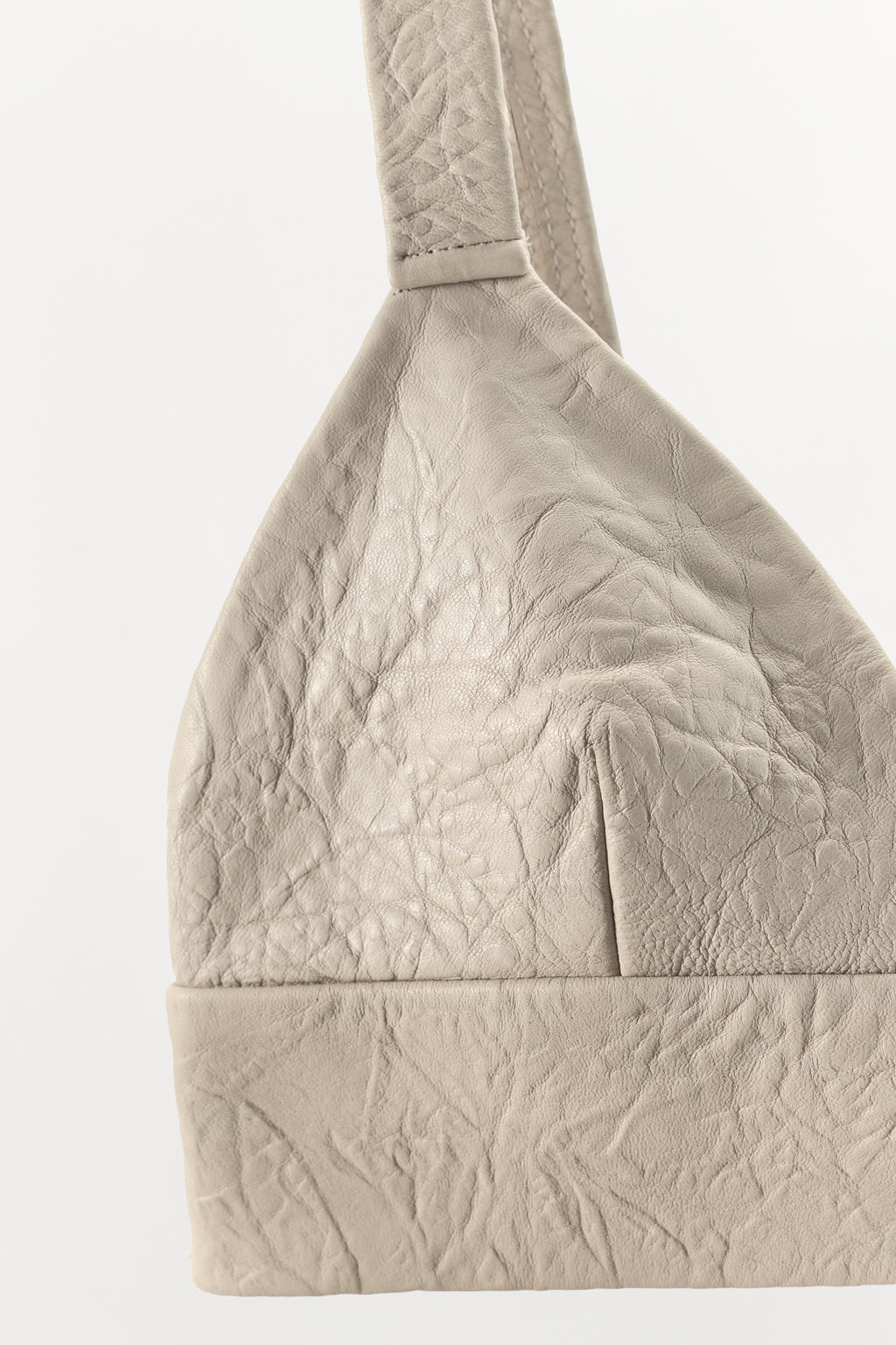 BRALETTE TRIANGULAR PIEL 100% / Gris - Zara фото 7