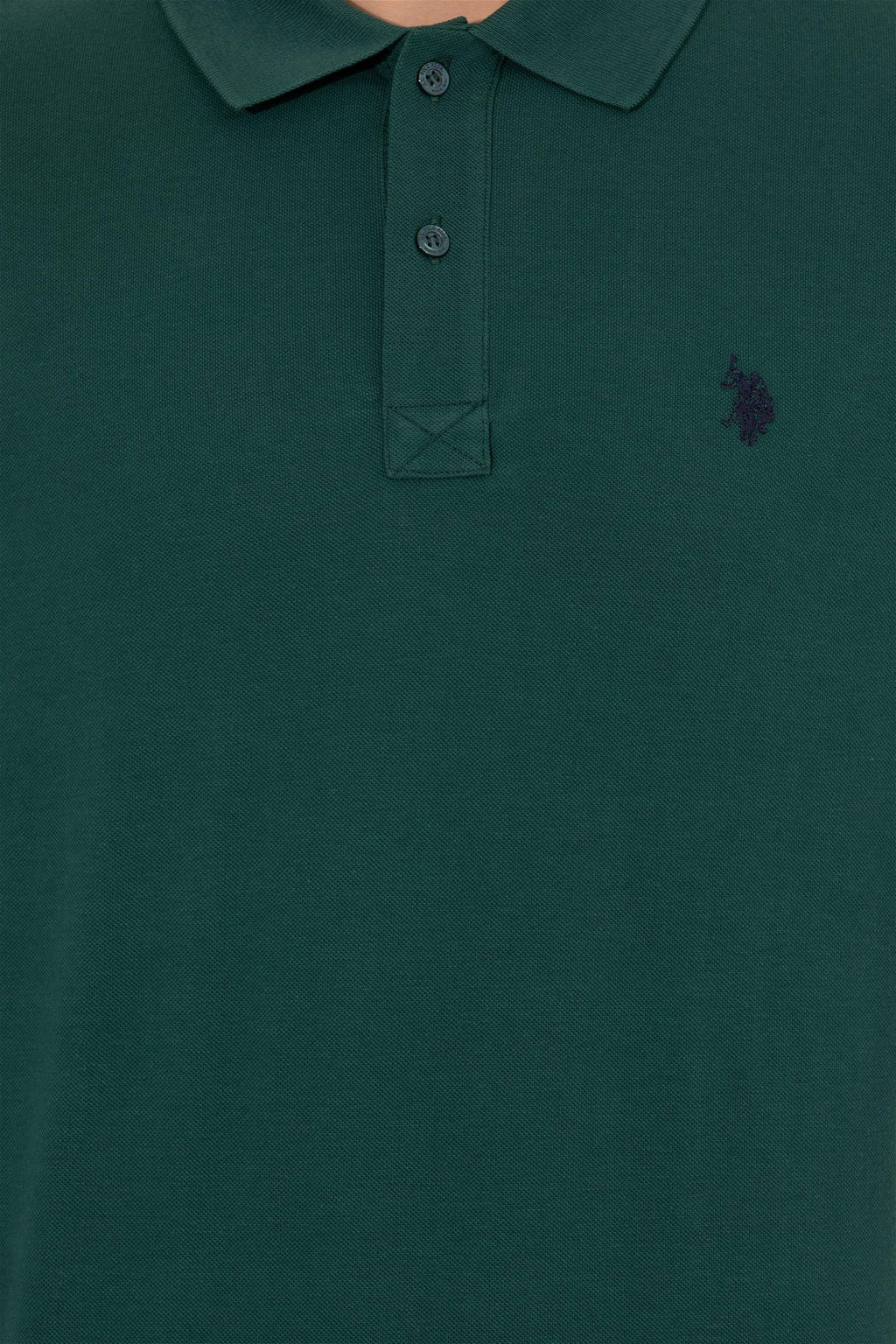 U. S. Polo Assn / Мужской зеленый базовый свитшот - U.s. polo assn фото 6