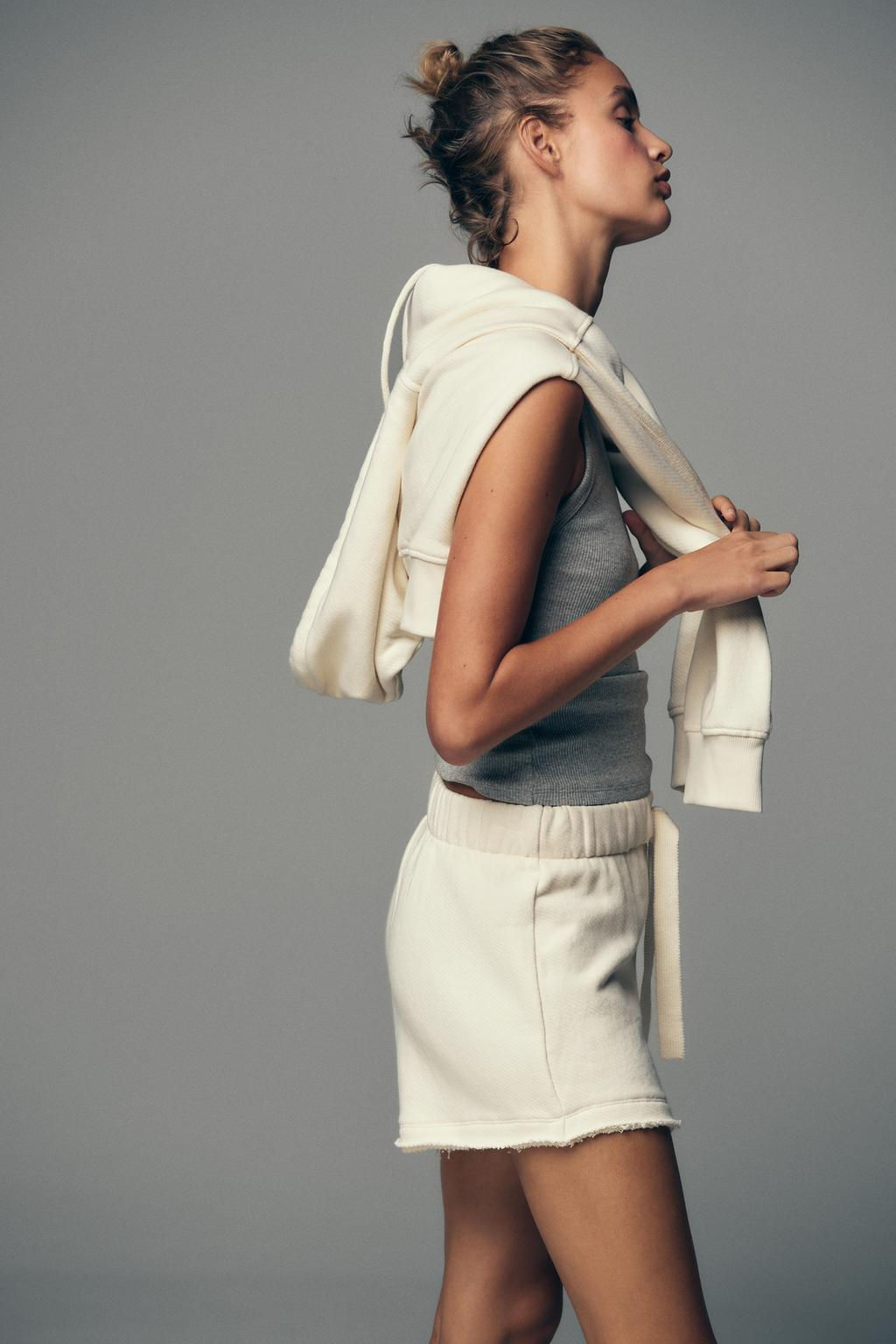 RUSTIC SHORTS WITH DRAWSTRING - Zara фото 3