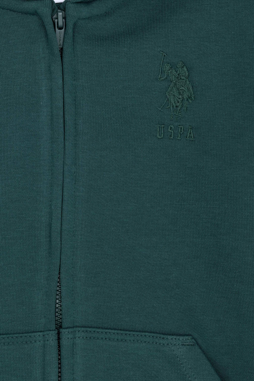 Erkek Bebek Koyu Ye_il Basic Sweatshirt