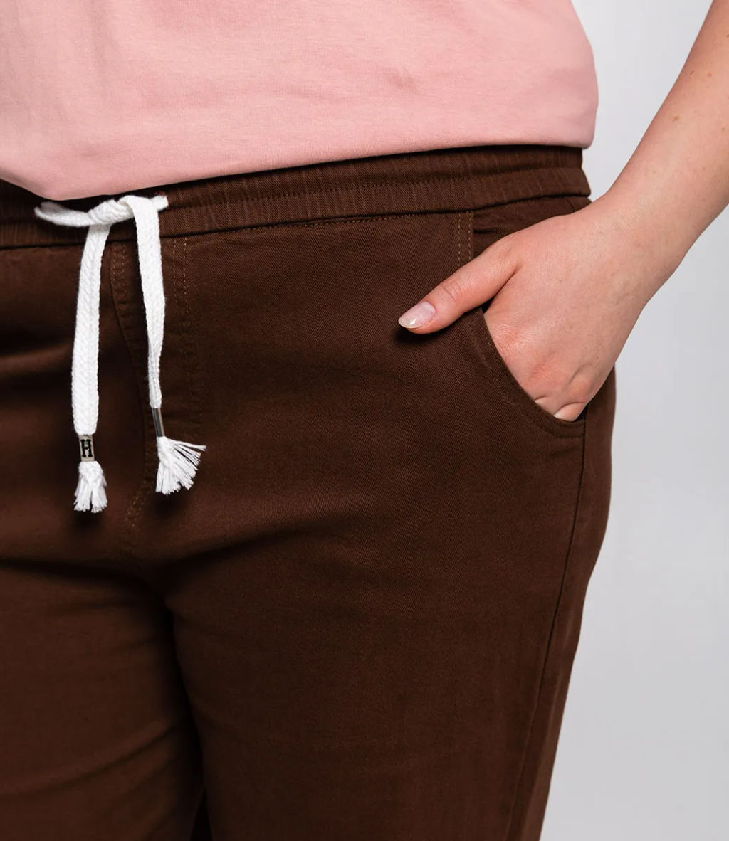 Брюки #КТ2610 (1), шоколадный - Dommod фото 5