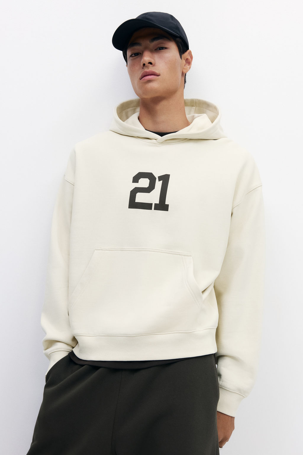Sudadera boxy con capucha Oversized Fit - H&m фото 3