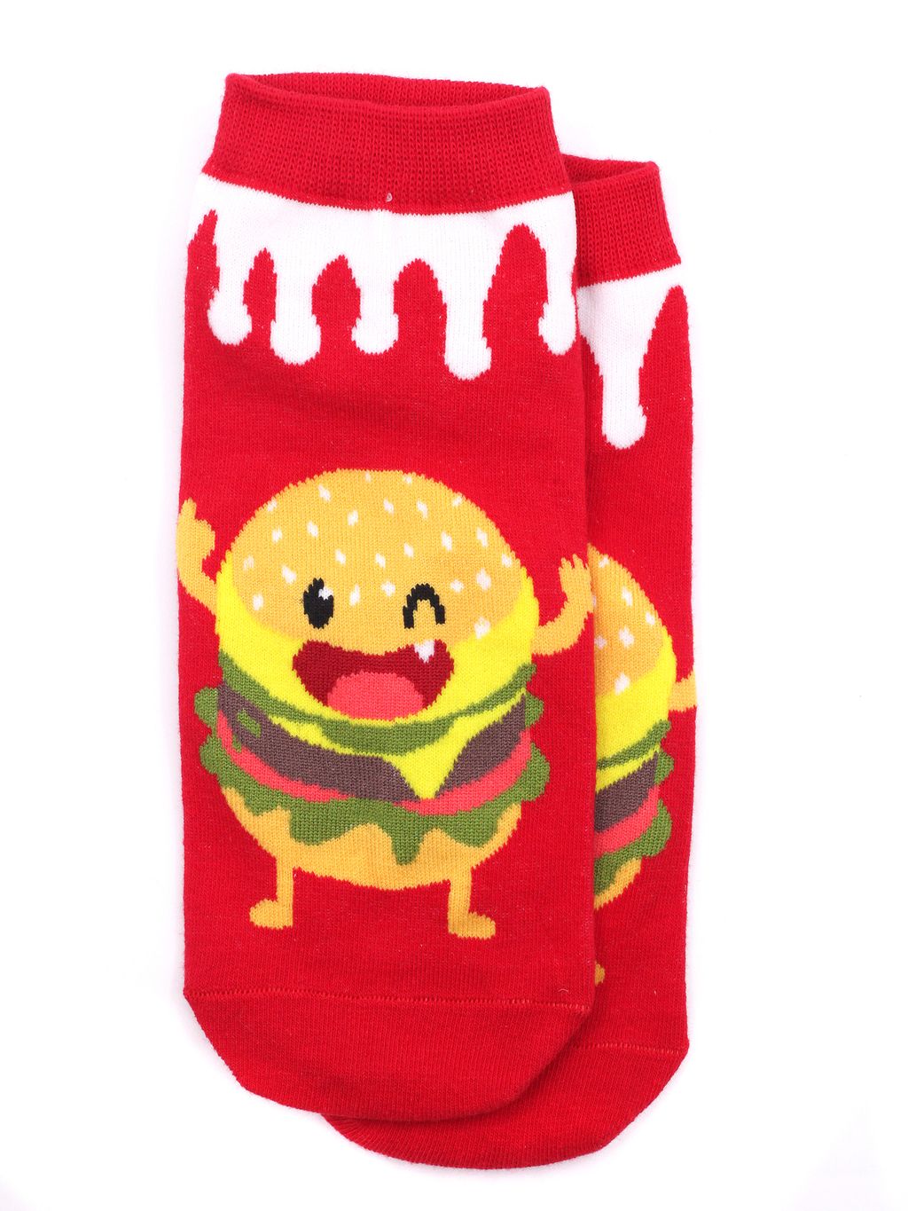 Короткие носки р.35-40 Fast food Бургер - Krumpy фото 2