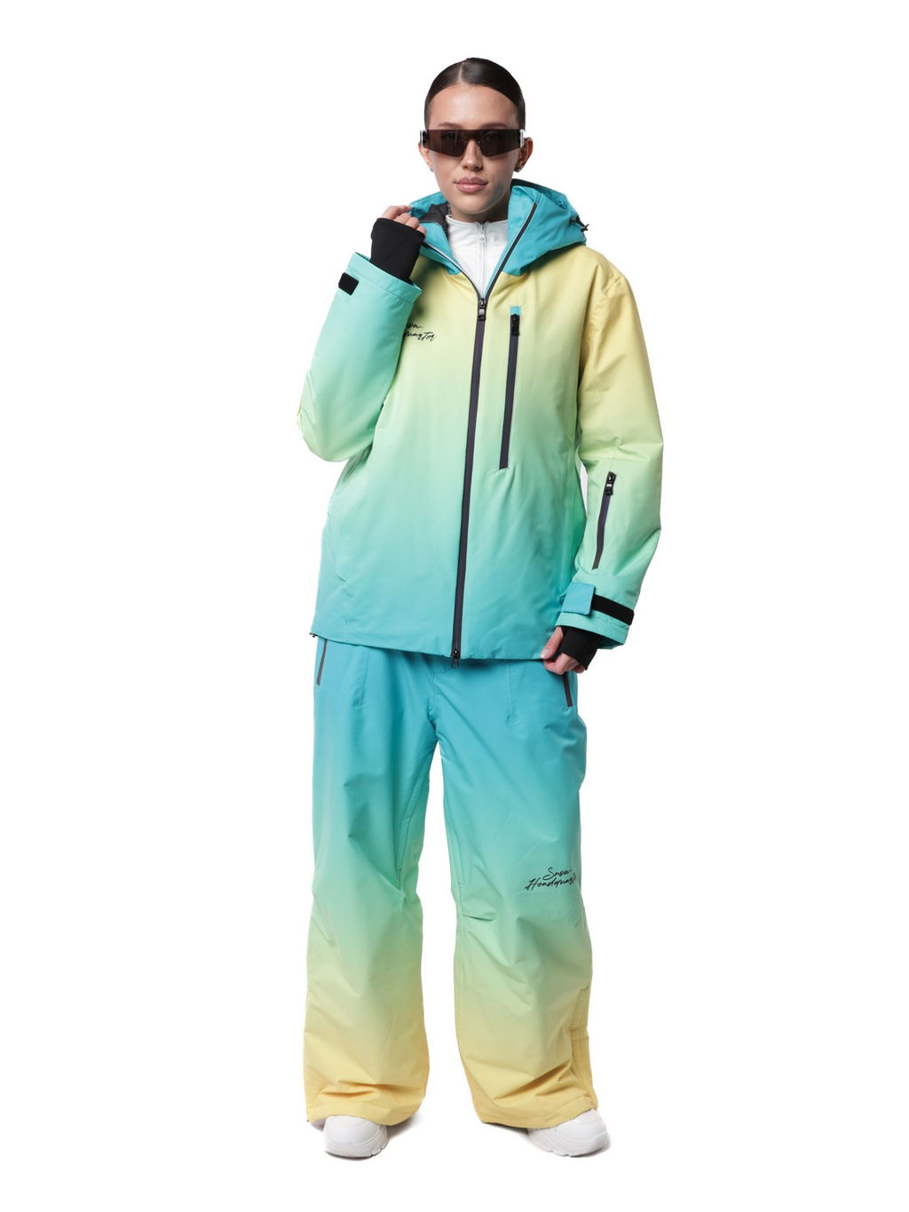 Костюм AB-0532 Желто-голубой