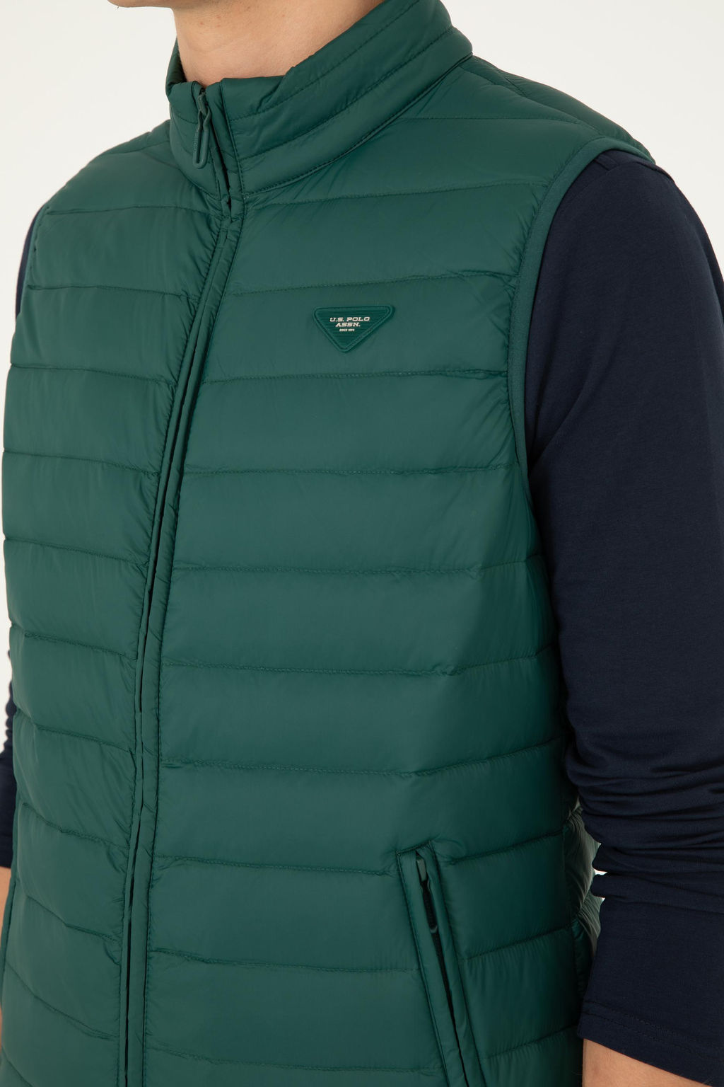 Мужской темно-зеленый жилет Неожиданная скидка в корзине - U.s. polo assn фото 7