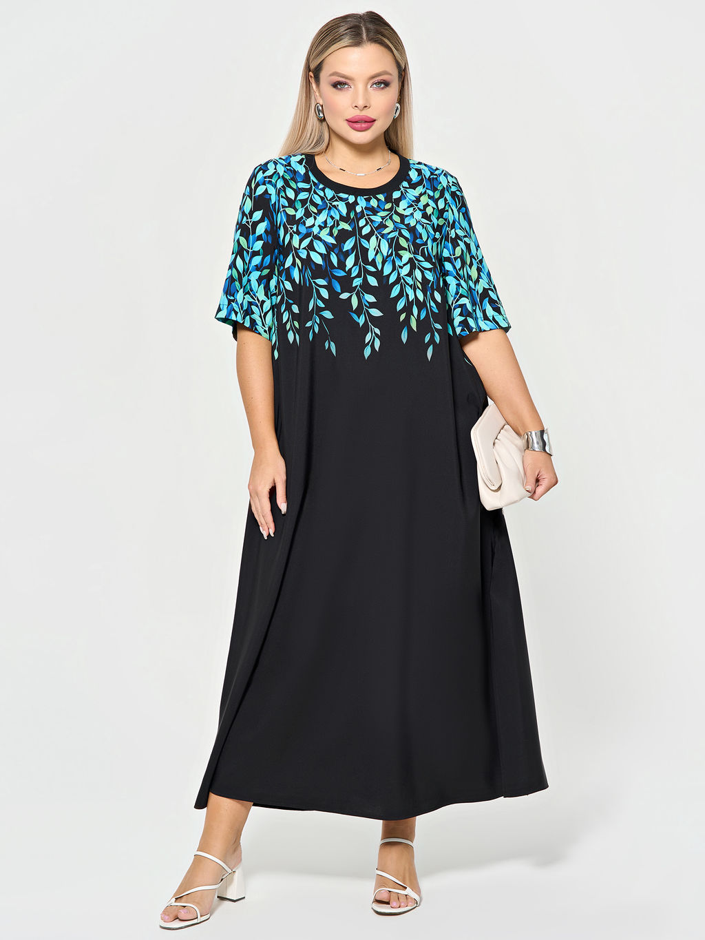 Платье 0393-1с_У черный