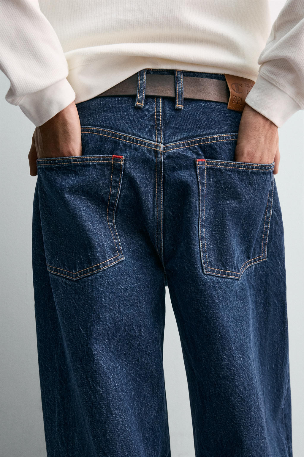 CHAMPION ® X ZARA BAGGY FIT JEANS  фото 18