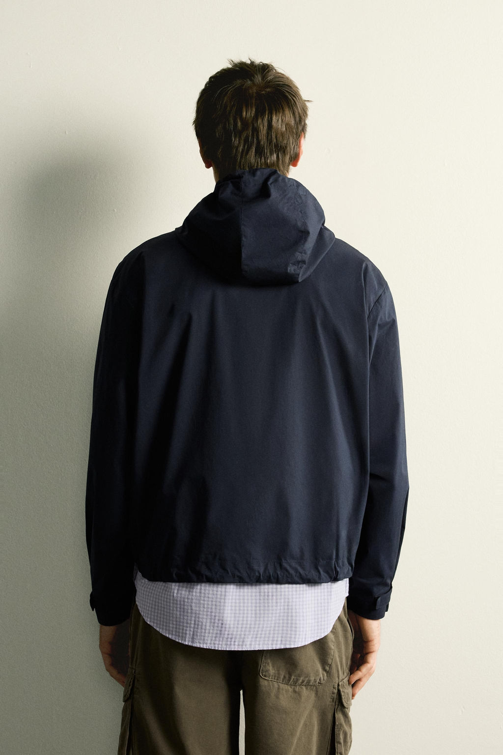 CAZADORA LIGERA REGULAR FIT POPEL?N / Marino - Zara фото 3