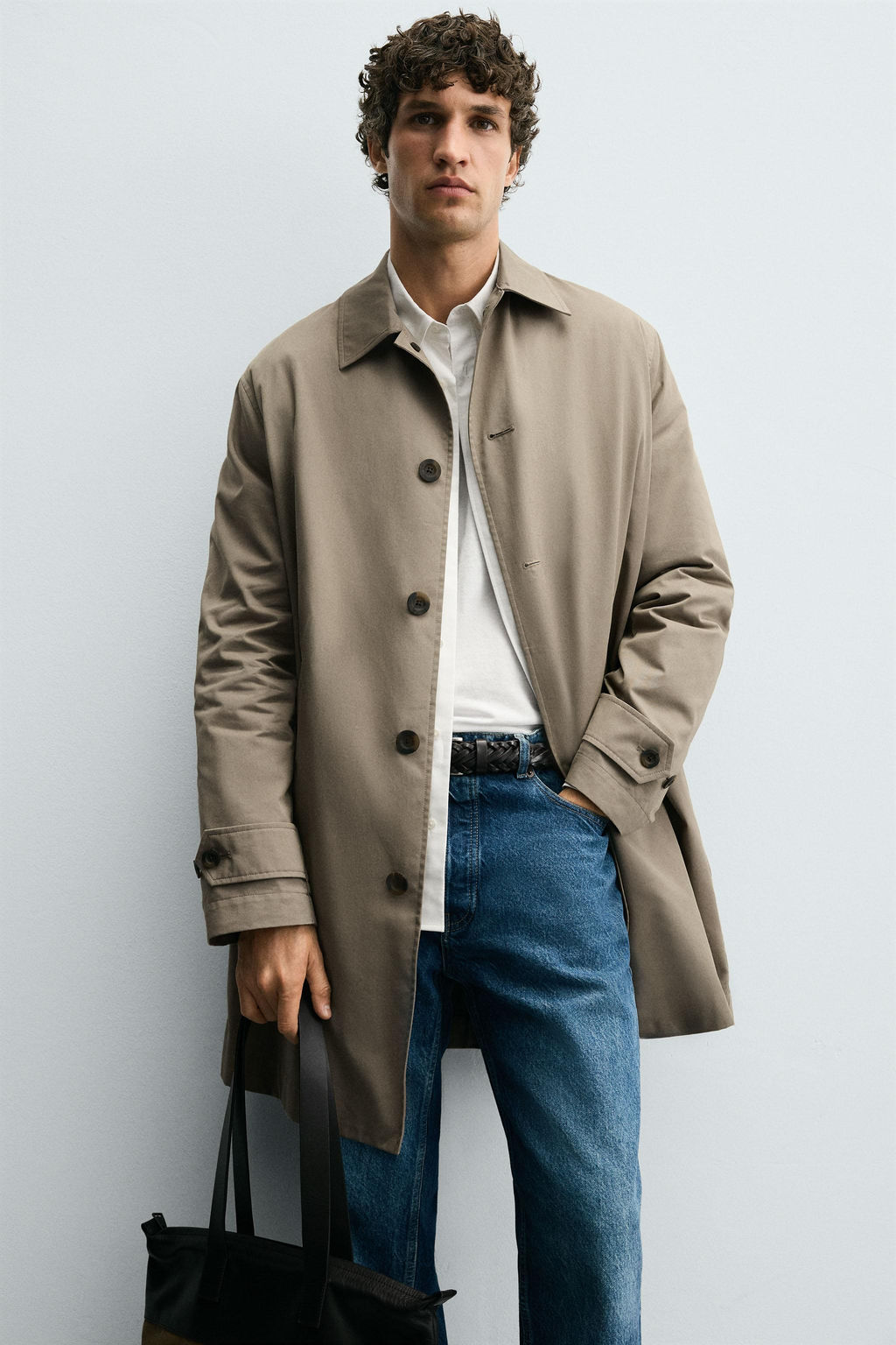 TRENCH COAT WITH DETACHABLE LINING