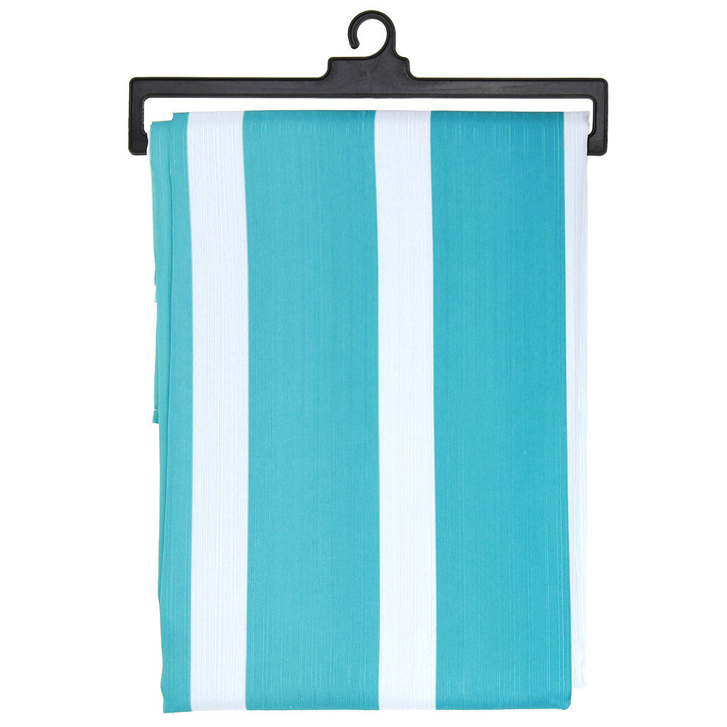 Штора для ванной полиэстер 180х180см "Шарм" "Бирюза", 12 колец, в пакете (Китай)