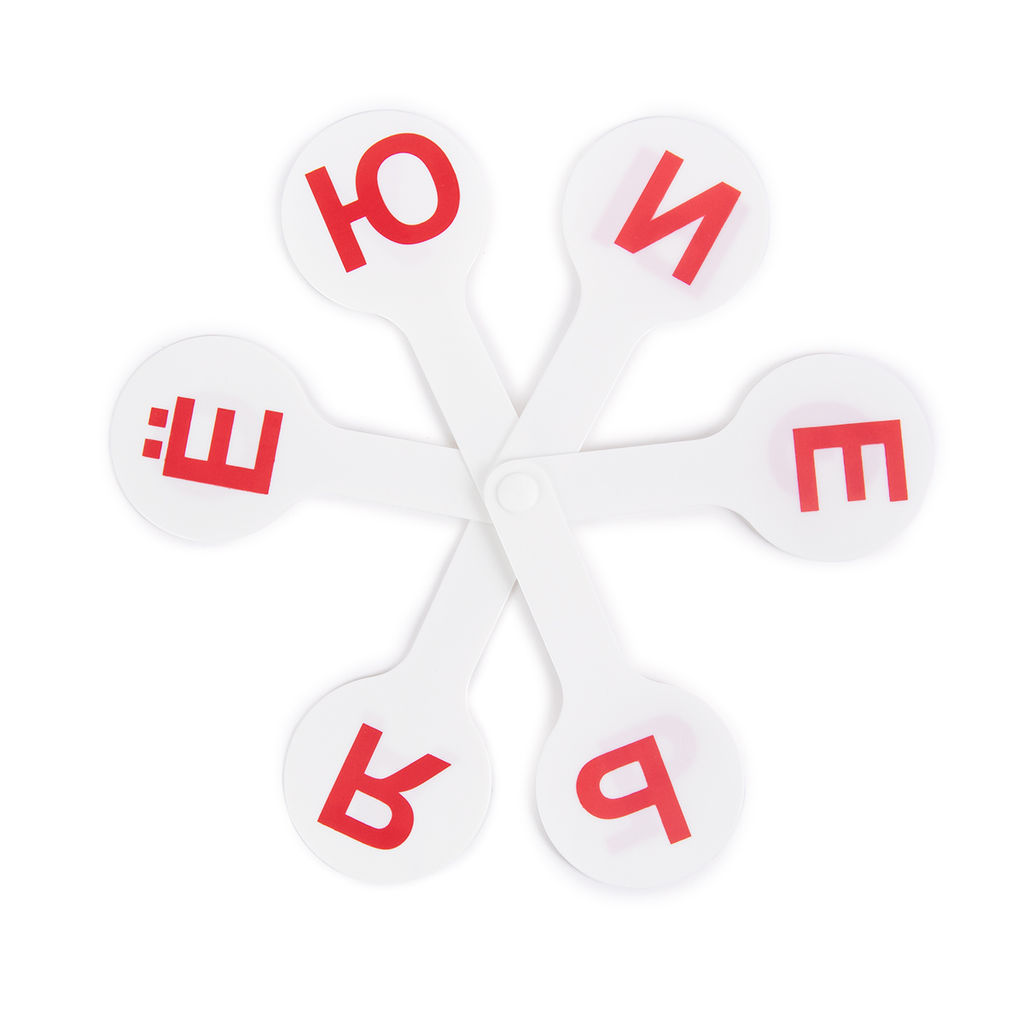 Лео Учись Веер-касса. Гласные буквы LLF-10