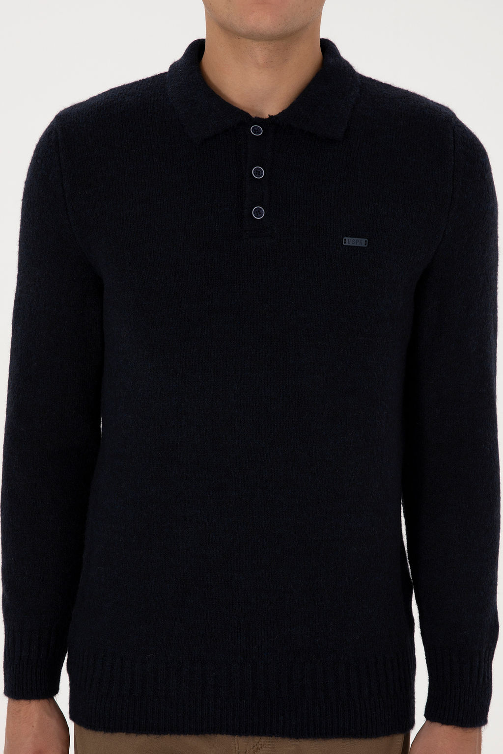 Erkek Regular Fit Polo Yaka Lacivert Kazak - U.s. polo assn фото 13