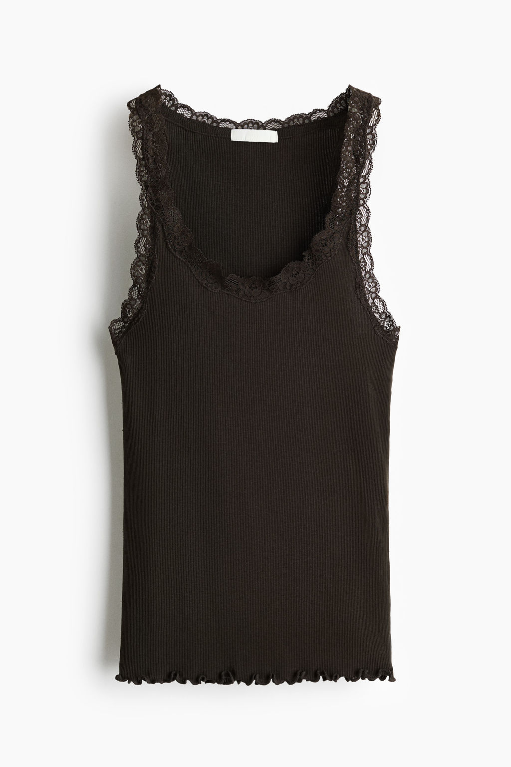 Top en mezcla de viscosa con detalle de encaje - H&m фото 4