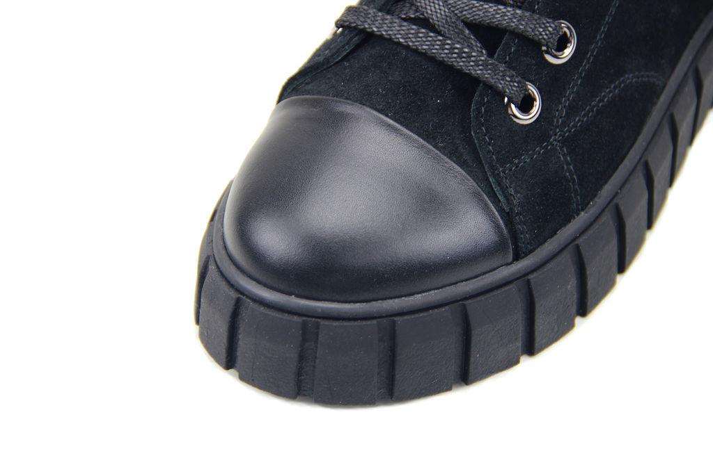 Ботинки 215.1918bl.Black w/Шерсть