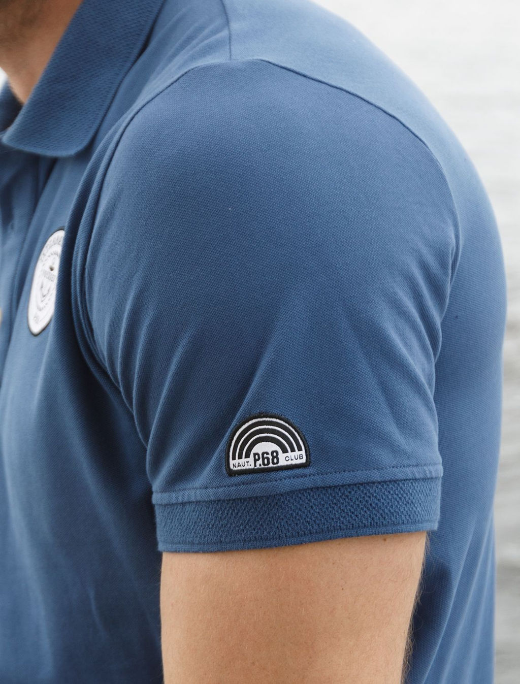 VILATTE / Футболка-поло из трикотажа пике с эластаном  фото 7