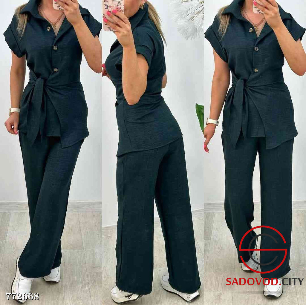 Женский брючный костюм двойка