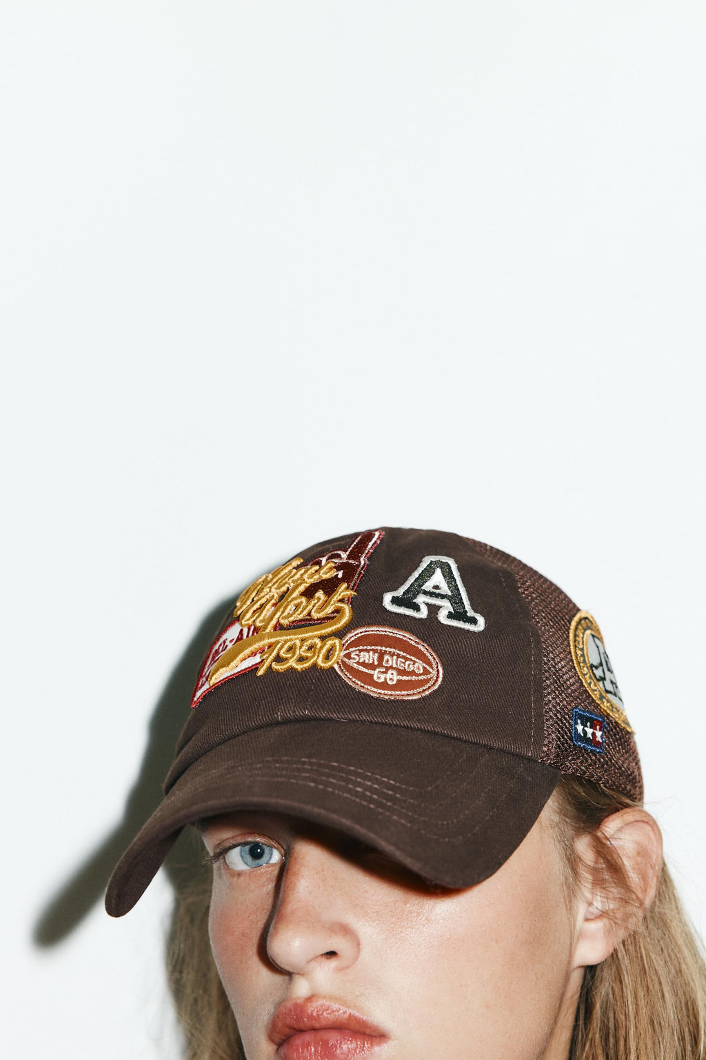 TWILL MESH CAP WITH EMBROIDERY AND PATCHES - Zara фото 2