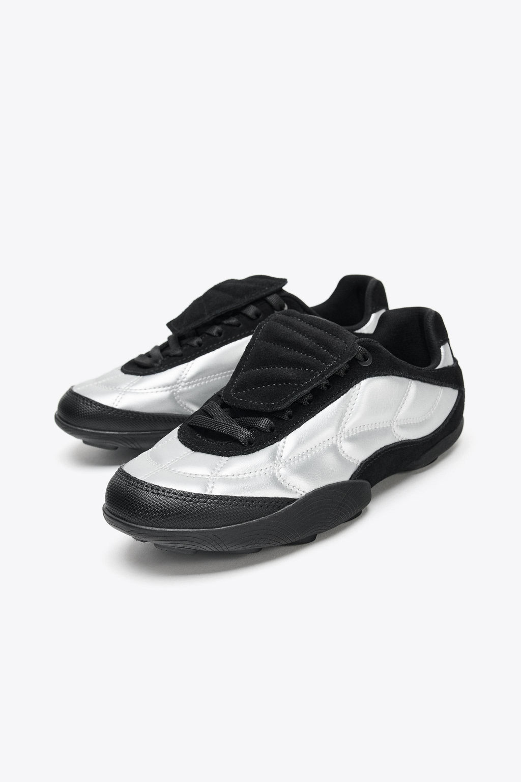 METALLIC RUNNING TRAINERS - Zara фото 2