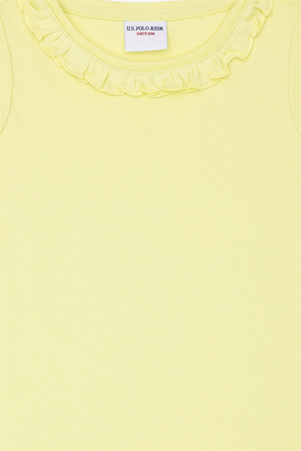 U. S. Polo Assn Светло-желтая футболка для девочки - U.s. polo assn фото 9