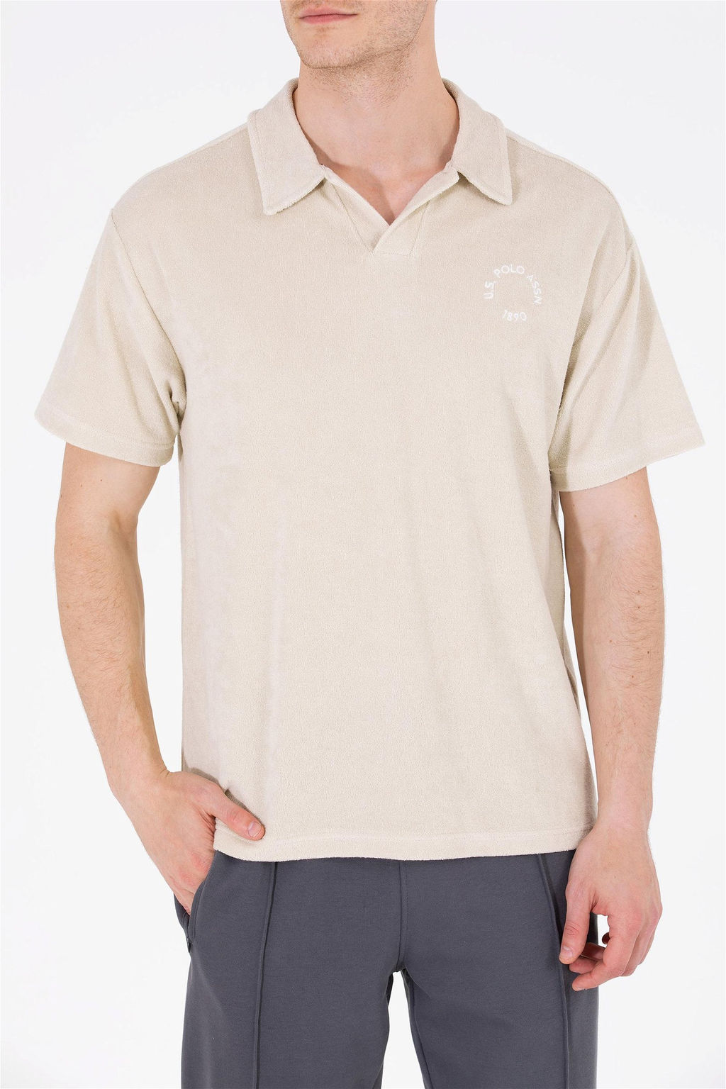 U. S. Polo Assn Мужская футболка Stone Comfort с воротником-поло - U.s. polo assn фото 13