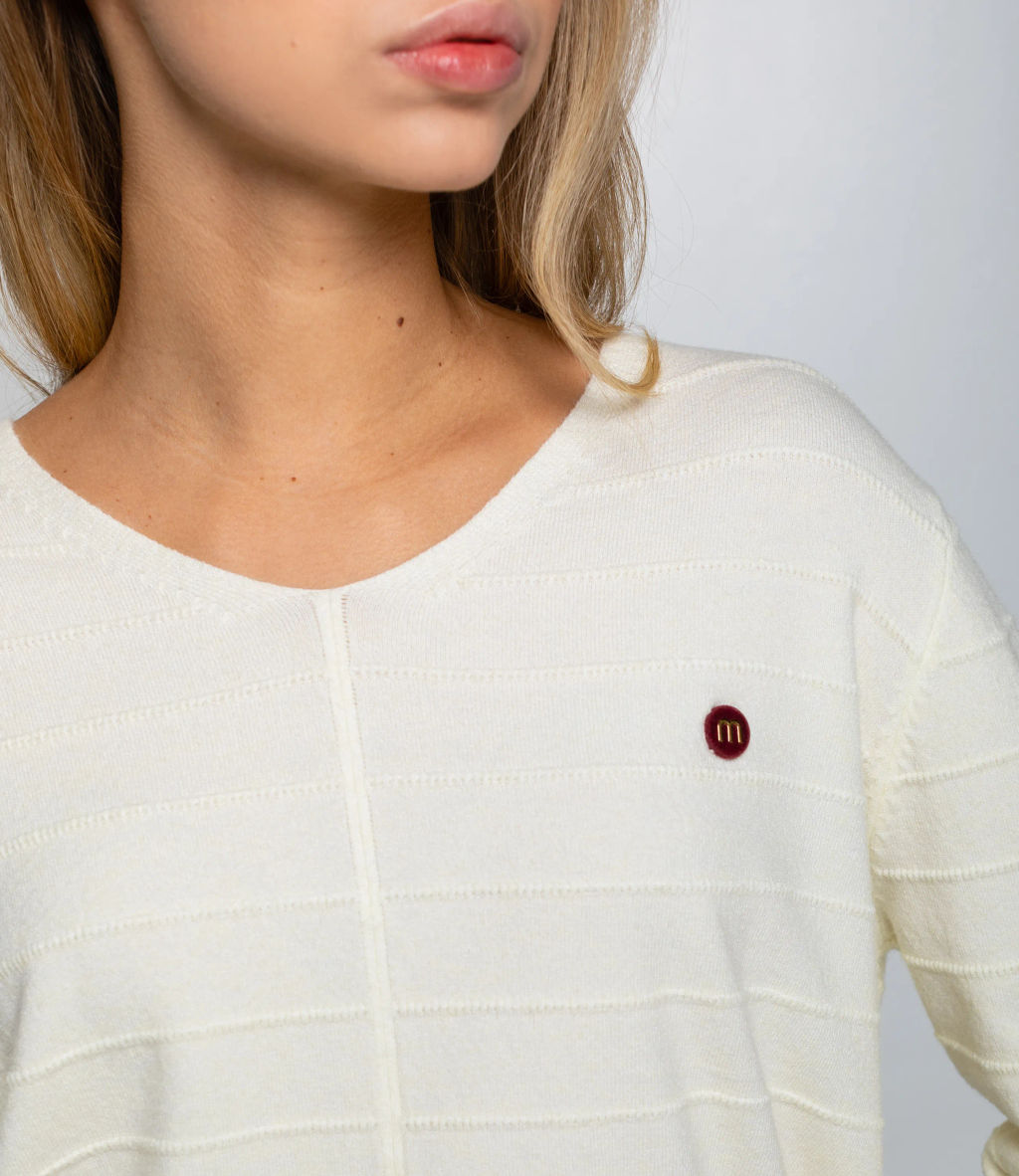 Джемпер #КТ20801, кремовый - Dommod фото 5