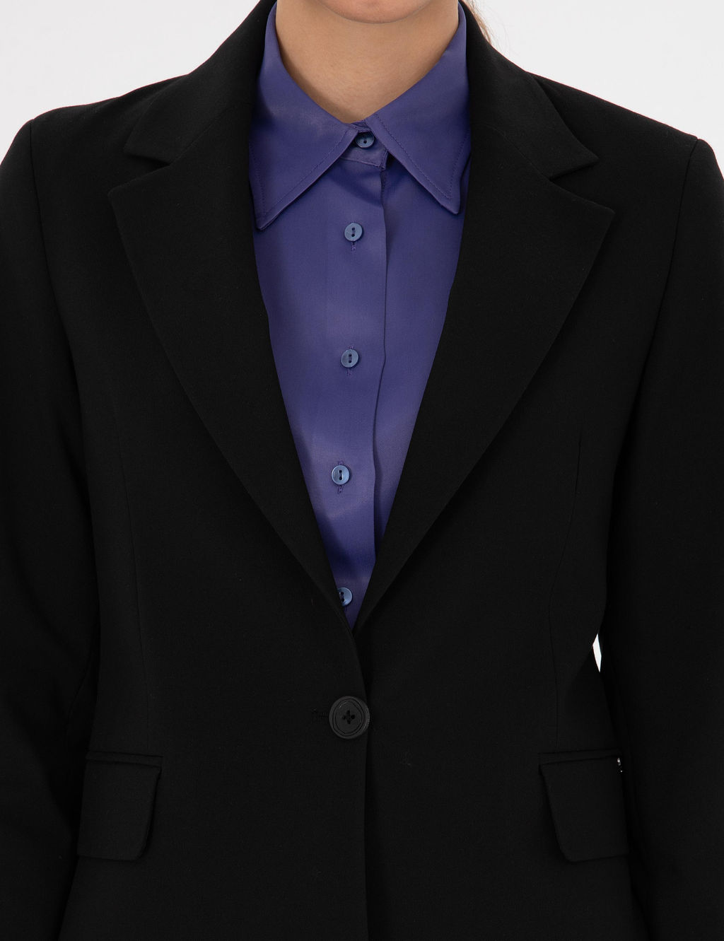 Siyah Slim Fit Ceket