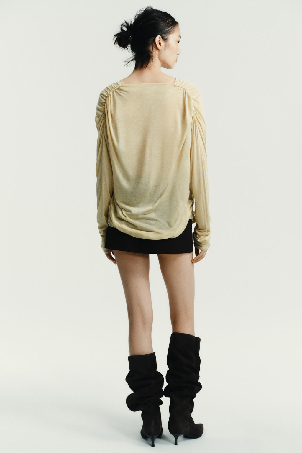 DRAPED TOP - Zara фото 6