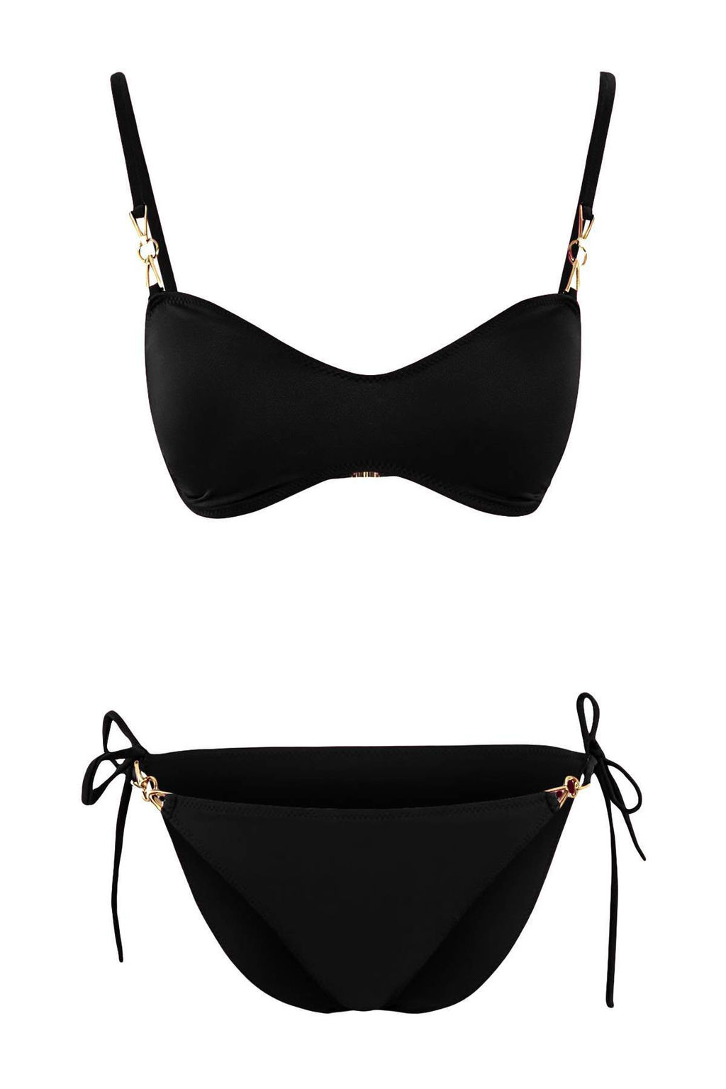 Siyah Bralette Kapl? Aksesuarl? Normal Bel Regular Bikini Tak?m? TBESS26BT00020 - Trendyolmilla фото 5