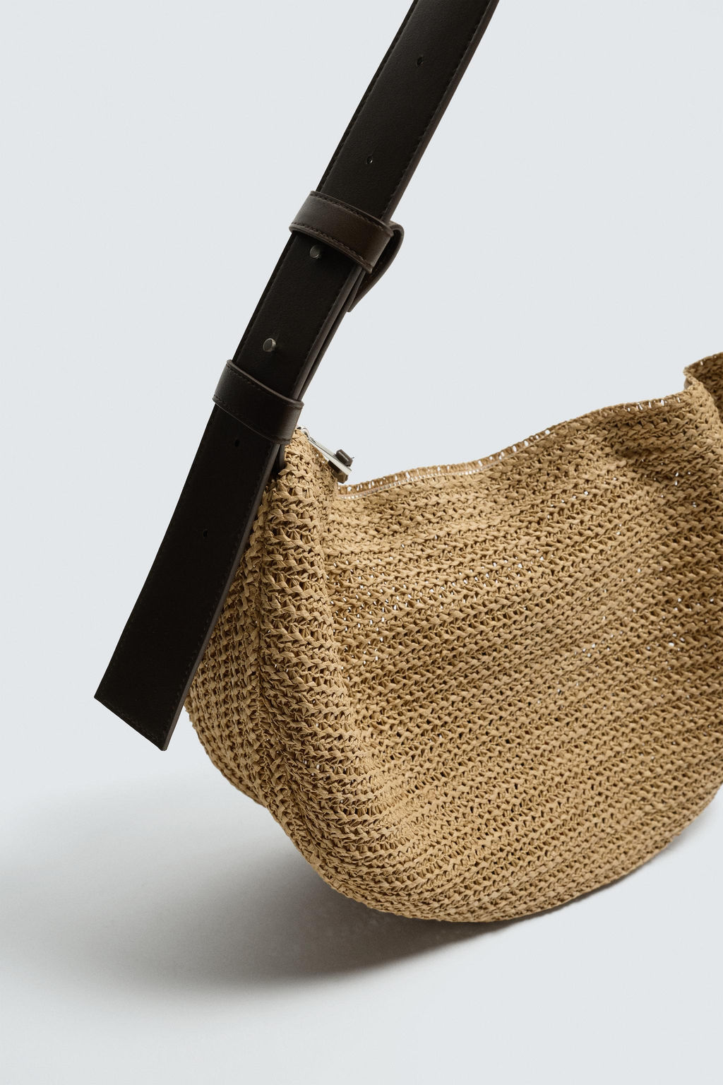 BOLSO DE HOMBRO TRENZADO / Blanco Crudo - Zara фото 7