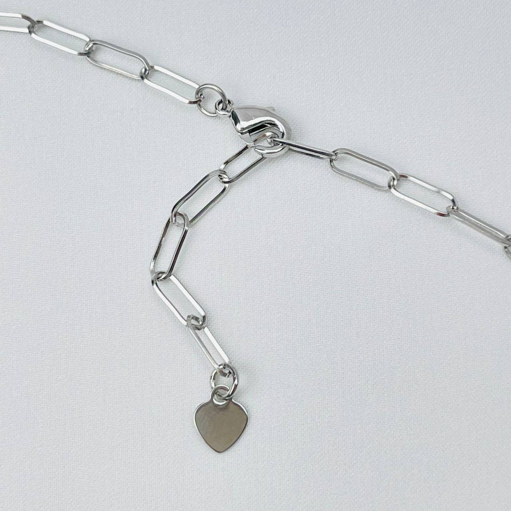 Колье на цепочке с Амазонитом, Аметистом, Жемчугом и Перламутром 38/45 см