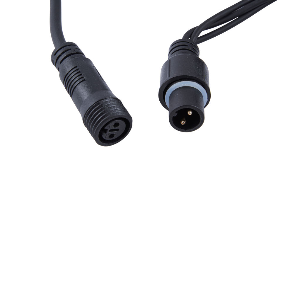 ULD-B5007-300/TBK WARM WHITE IP67 Бахрома светодиодная с эффектом мерцания, 5м. Соединяемая. 300 светодиодов. Теплый белый свет. Провод черный. TM Uniel