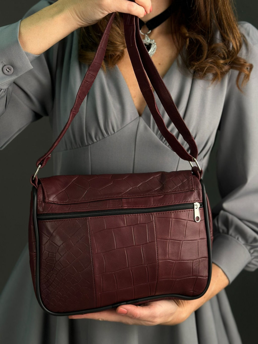 Сумка женская из телячьей кожи