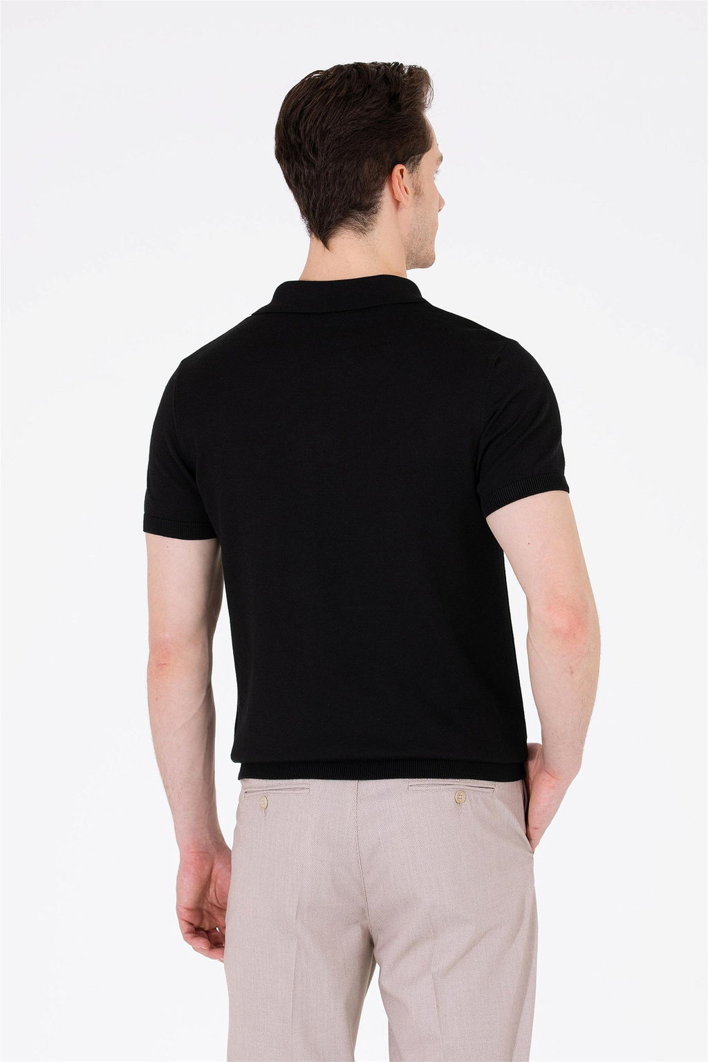 Мужской черный вязаный свитер - U.s. polo assn фото 12