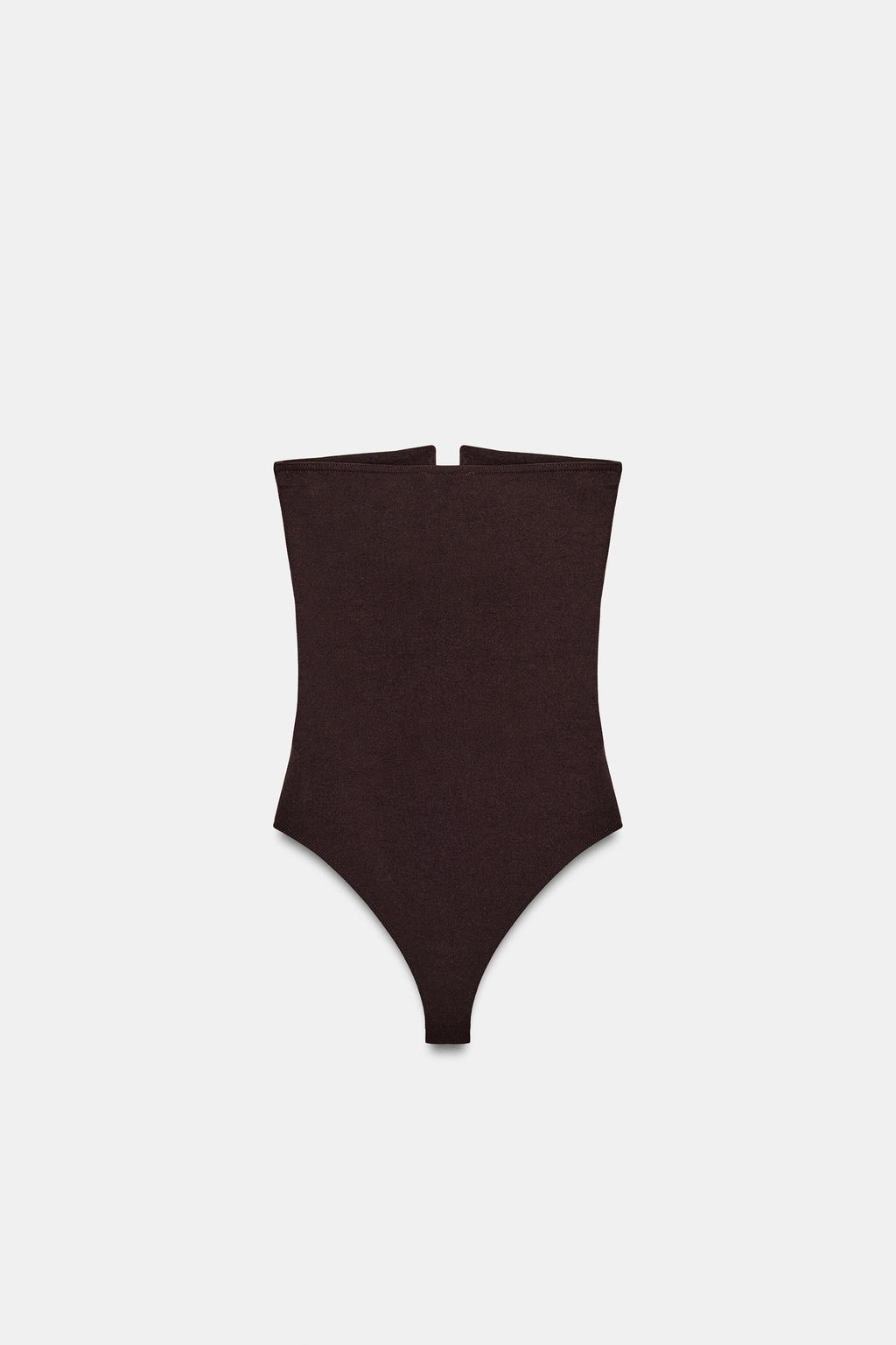 BODY BANDEAU STRETCH / Marr?n oscuro - Zara фото 6