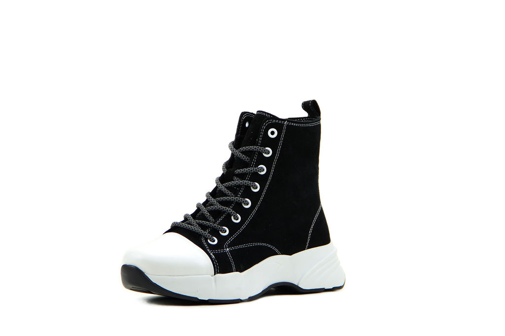 Ботинки 215.2021.Black/Шерсть