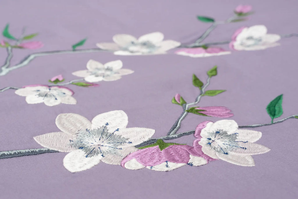 Наволочка Satini Ricamo R-5070/сиреневый - Espera фото 3