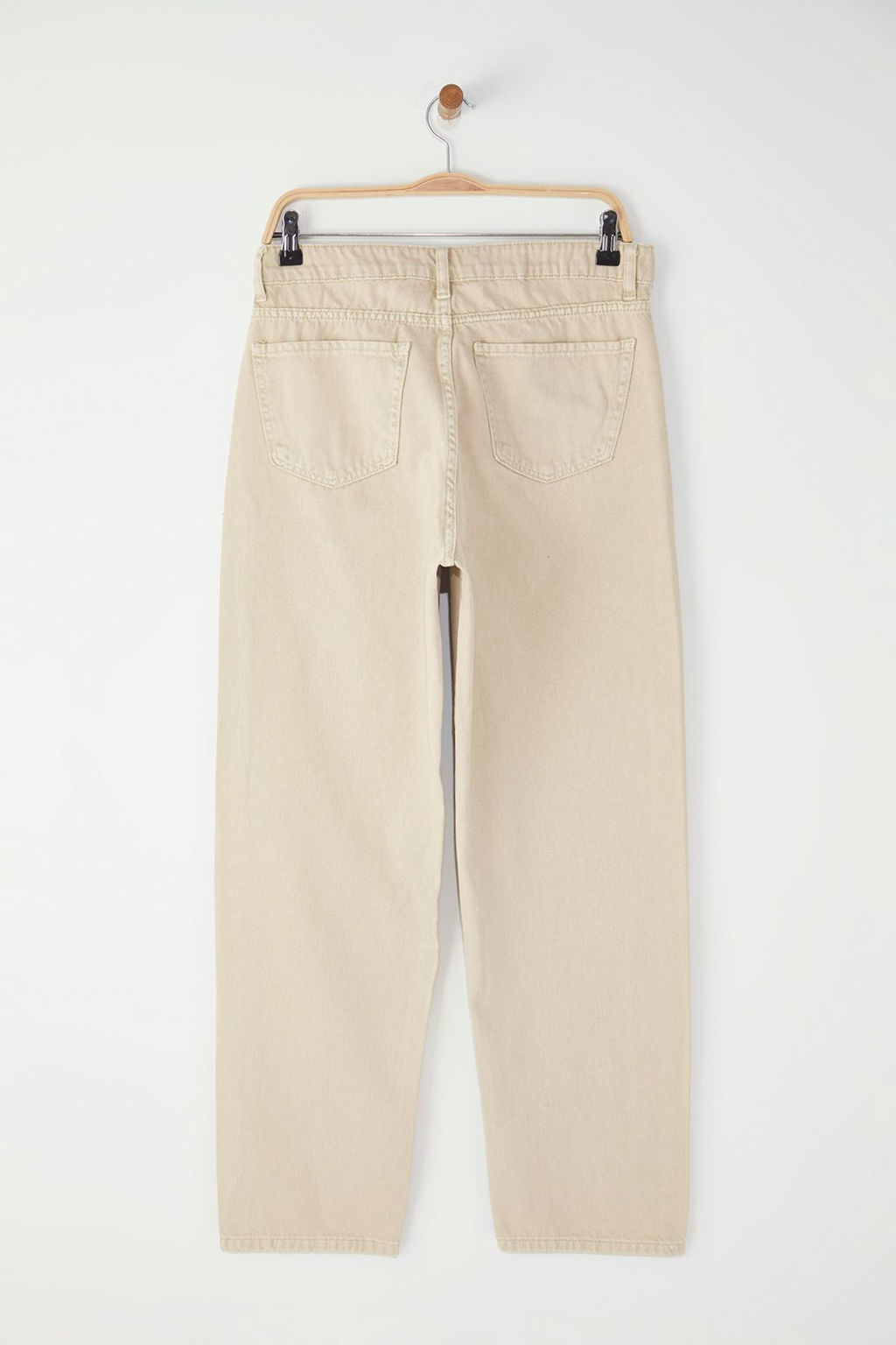 Bej Baggy Fit Kot Pantolon Normal Bel Jeans TEDSS25JE00015 - Trendyolmilla фото 3
