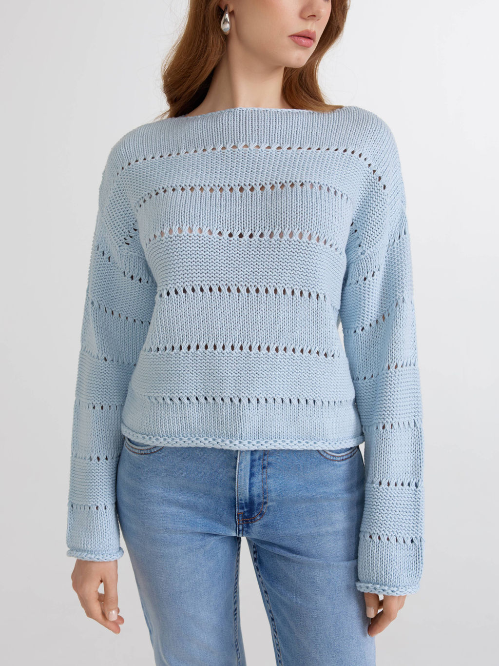 CONTE LDK2461 Джемпер женский light blue - Conte elegant фото 3