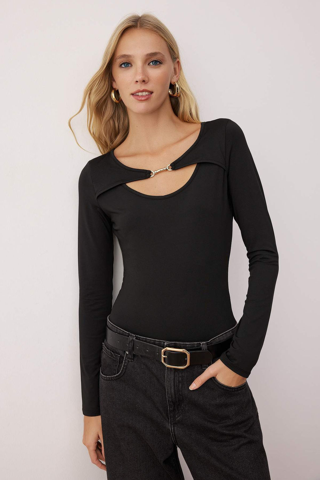 Haki Fitted/Vucuda Oturan Aksesuar Detayl? C?tc?tl? Esnek Orme Body TWOAW26BD00005 - Trendyolmilla фото 5